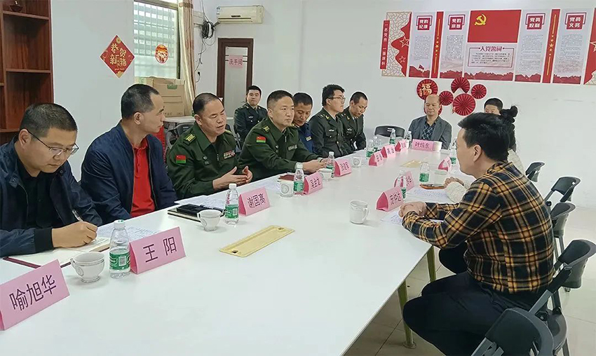 佛山军分区政委、禅城区委常委领导一行莅临午夜看片福利调研指导工作